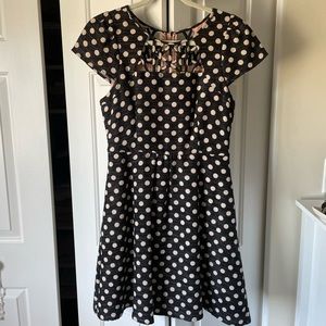 Classic Cap Sleeve Polka Dot Dress - Maeve for Anthropologie